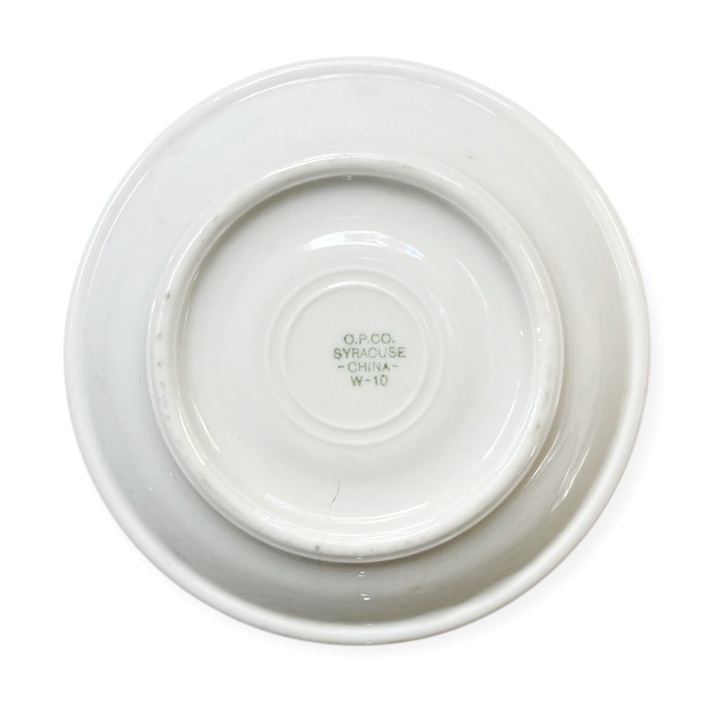 RARE Vintage US Navy Fouled Anchor China Double Handled Coffee Cup & Saucer - Picture 6 of 7